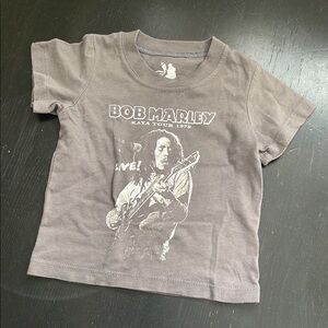 Bob Marley Baby Band Gray T-Shirt